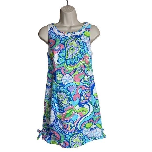 LILLY Pulitzer Conch Republic Delia Sleeveless Shift Dress size 0 - Picture 2 of 8